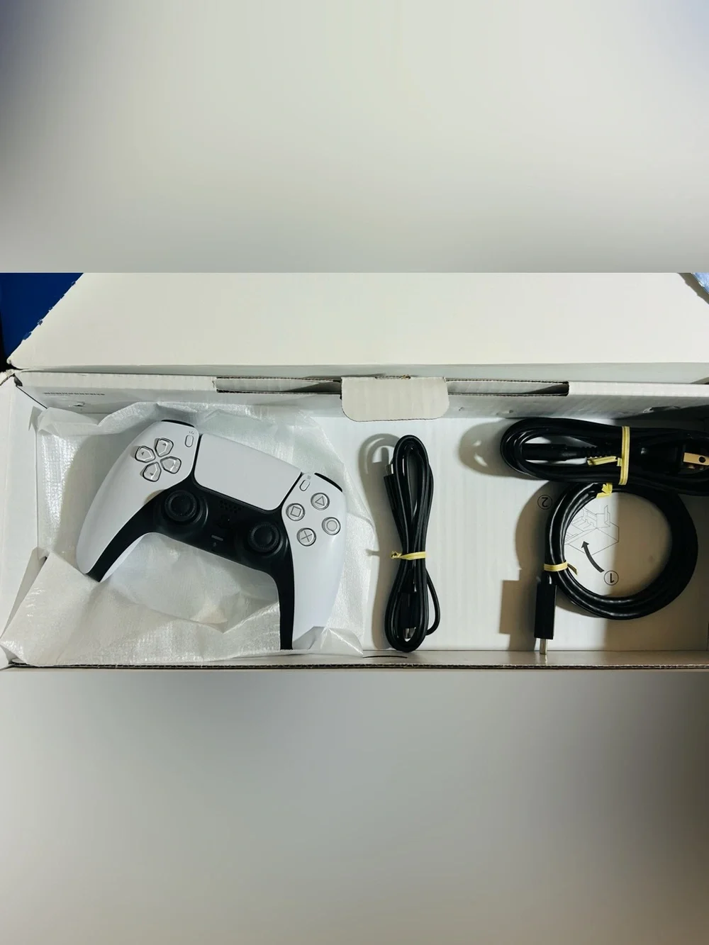 Sony PS5 Console - White and Black Accents With extra red Controler